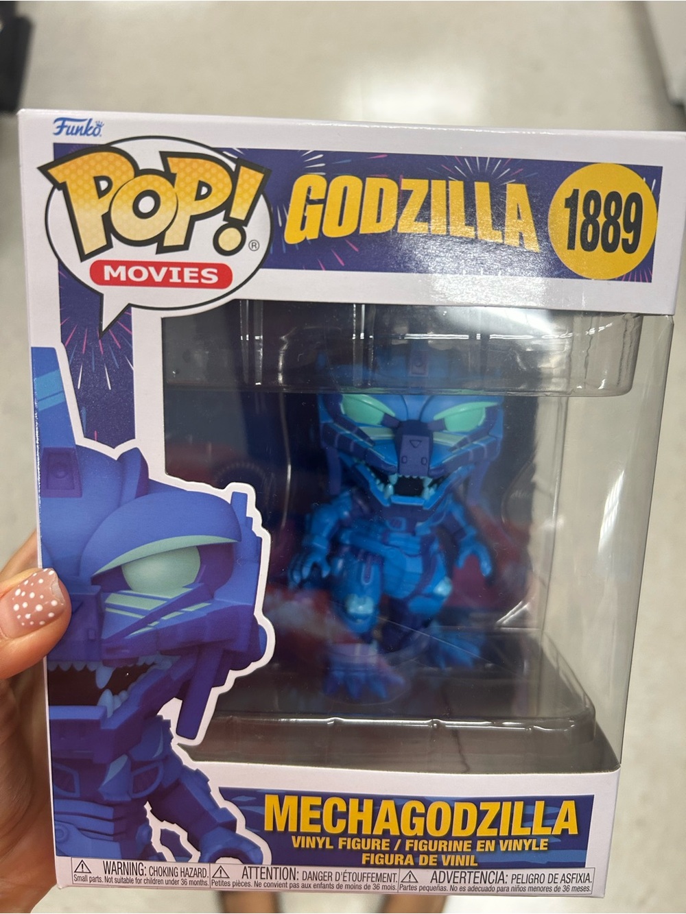 Funko Pop! Movies Mechagodzilla 1889 - Blue Vinyl Figure